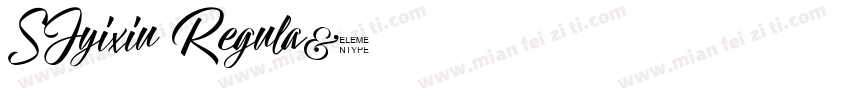 SJyixiu Regula字体转换